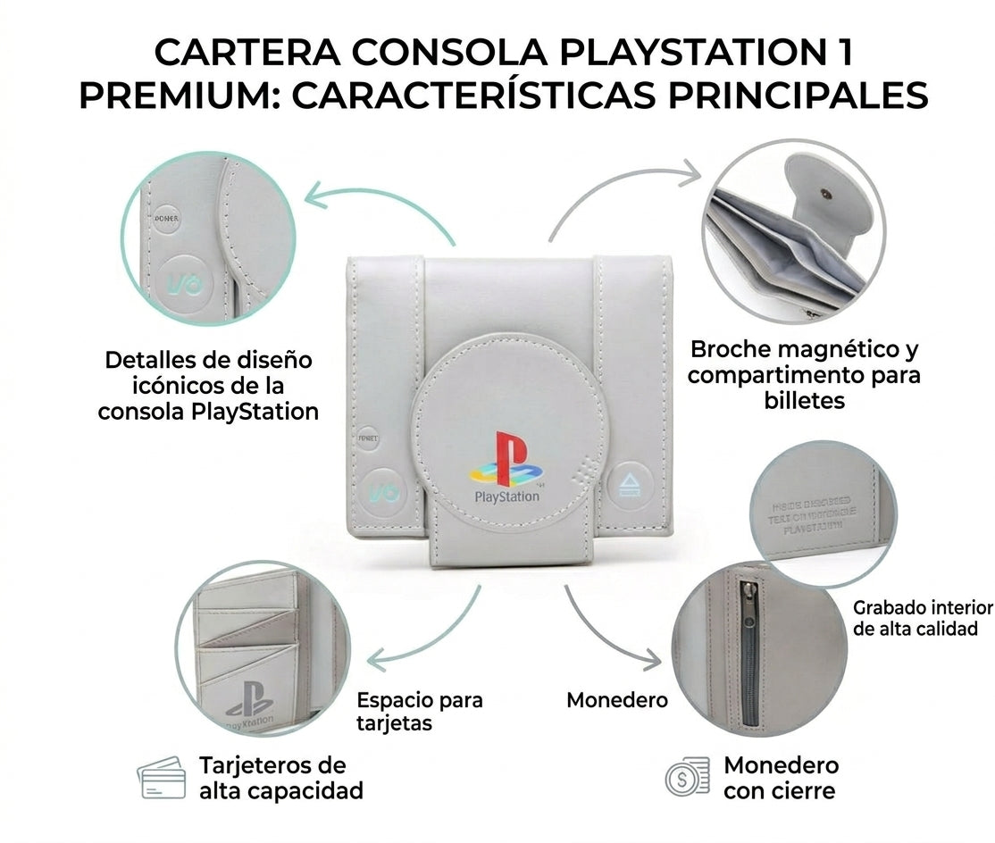 Cartera Consola Retro: tu infancia a mano